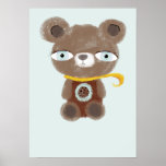 Vintage Lovely Teddy Bear amazing Poster posters