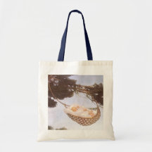 Vintage Lullaby, Rock Bye Baby Jesse Willcox Smith Canvas Bag
