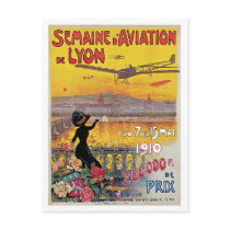Vintage Lyon Aviation Week Travel Ad