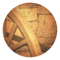 Vintage Maine Round Sticker