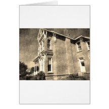 Vintage Mansion Greeting Card
