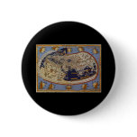 Vintage Map Pinback Buttons