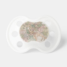 Vintage Map of Berlin (1811) Baby Pacifier