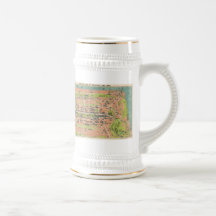 Vintage Map of Edinburgh Scotland (1935) Mugs