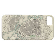Vintage Map of Geneva (1841) iPhone 5 Cases