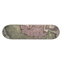 Vintage Map of Ireland (1716) Custom Skate Board