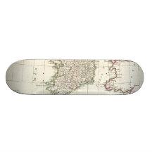 Vintage Map of Ireland (1771) Custom Skateboard