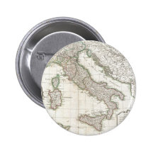 Vintage Map of Italy (1770) Pin