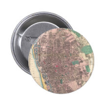 Vintage Map of Liverpool England (1890) Pins
