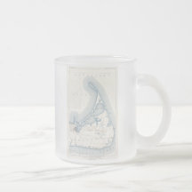 Vintage Map of Nantucket (1919) Coffee Mugs