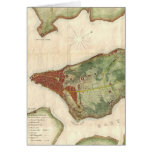 Vintage Map of New York City (1878) Card