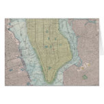 Vintage Map of New York City (1901) Card