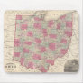 Vintage Map of Ohio (1864) Mouse Pad