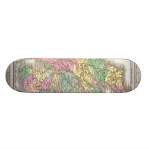 Vintage Map of Scotland (1827) Skateboard Decks