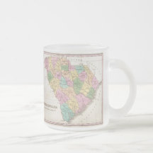 Vintage Map of South Carolina (1827) Coffee Mug