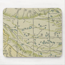 Vintage Map Tibet Mouse Pad
