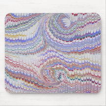 Vintage marbling mouse mat