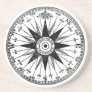 Vintage Mariner's Compass coaster