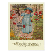 Vintage Mary, Mary Rhyme Post Cards