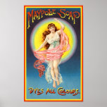 Vintage Maypole Soap Ad - Dies Alll Colours posters