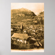 Vintage Meiringen and Wetterhorn Posters