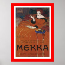 Vintage Mekka Cigarette Advertisement Posters