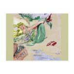 Vintage Mermaid in Colour postcards