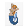 Vintage Mermaid Tattoo Art Post Cards