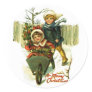 Vintage Merry Christmas Stickers