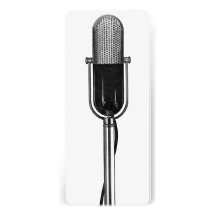 Vintage Microphone Custom Invites