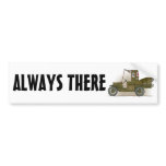 Vintage Military Ambulance Bumper Sticker AT