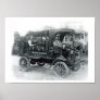 Vintage Millburn Electric Company Truck Poster