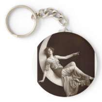 Vintage *Moon Beauty* Key Chain