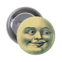 Vintage Moon Button