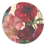 Vintage Morning Glory stickers