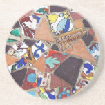 Vintage Mosaiic Tile Beverage Coaster
