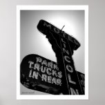 Vintage Motel Sign 1 Poster Print