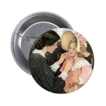 Vintage Mother and Child; Jessie Willcox Smith Pins