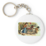 Vintage Mother Cat keychains