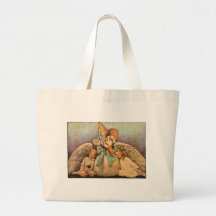 Vintage Mother Goose Children Jessie Willcox Smith Canvas Bag