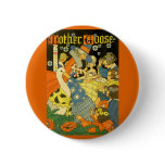 Vintage Mother Goose Reading to Children buttons