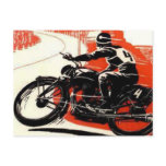 Vintage Motor Bike Race Post Cards