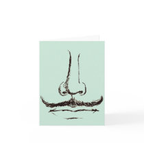 Vintage Moustache Blank