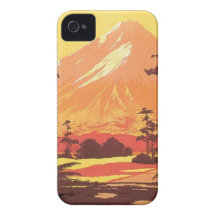 Vintage Mt.Taranaki Mt.Egmont New Zealand iPhone 4 Cases