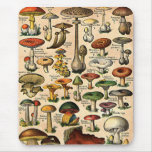 Vintage Mushroom Guide mousepads