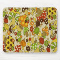 Vintage Mushrooms mousepads
