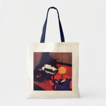 Vintage Music Art Deco Pianist Piano Player Lounge Bag