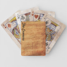 Vintage Musical Composer Playing Cards