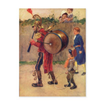 Vintage Musical Soldier Postcard
