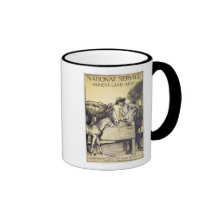Vintage Naitonal Service Women's Land Army Recruit Mug